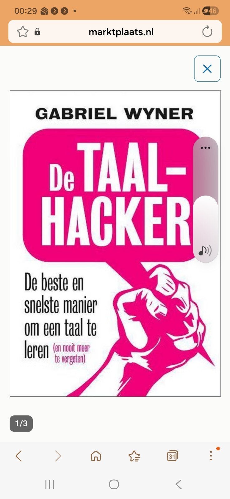 De taalhacker
Gabriel Wyner
Zgan, Ophalen of Verzenden, Beta, Zo goed als nieuw, HBO