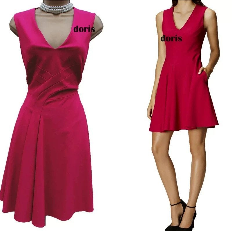 jurk Karen Millen maat 8/36 oksel tot oksel 40 cm, Karen Millen, Ophalen of Verzenden, Zo goed als nieuw, Roze