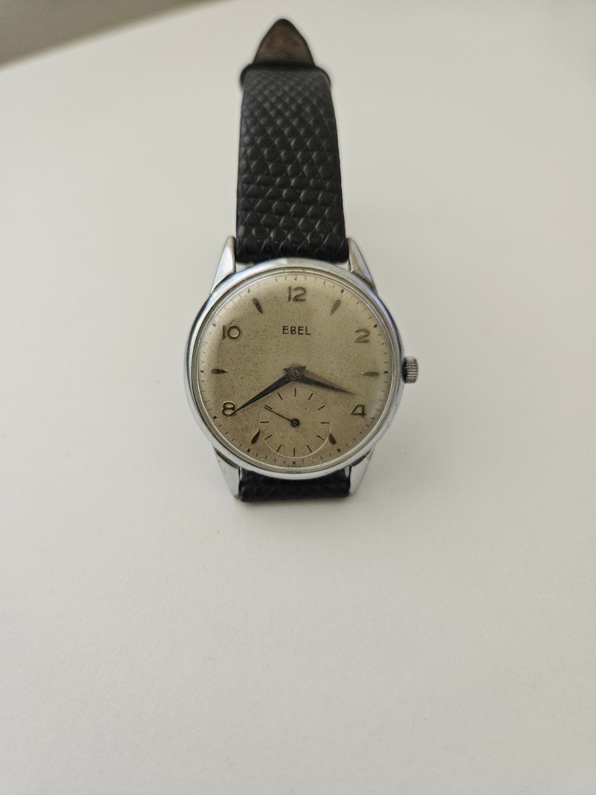 Vintage Ebel Polshorloge - Klassiek Herenhorlogeloge, Overige merken, Staal, Met bandje, Polshorloge