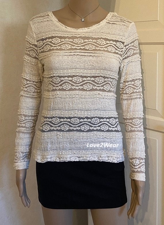 Top crème H&M, Kleding | Dames, H&M, Overige kleuren, Nieuw, Ophalen of Verzenden