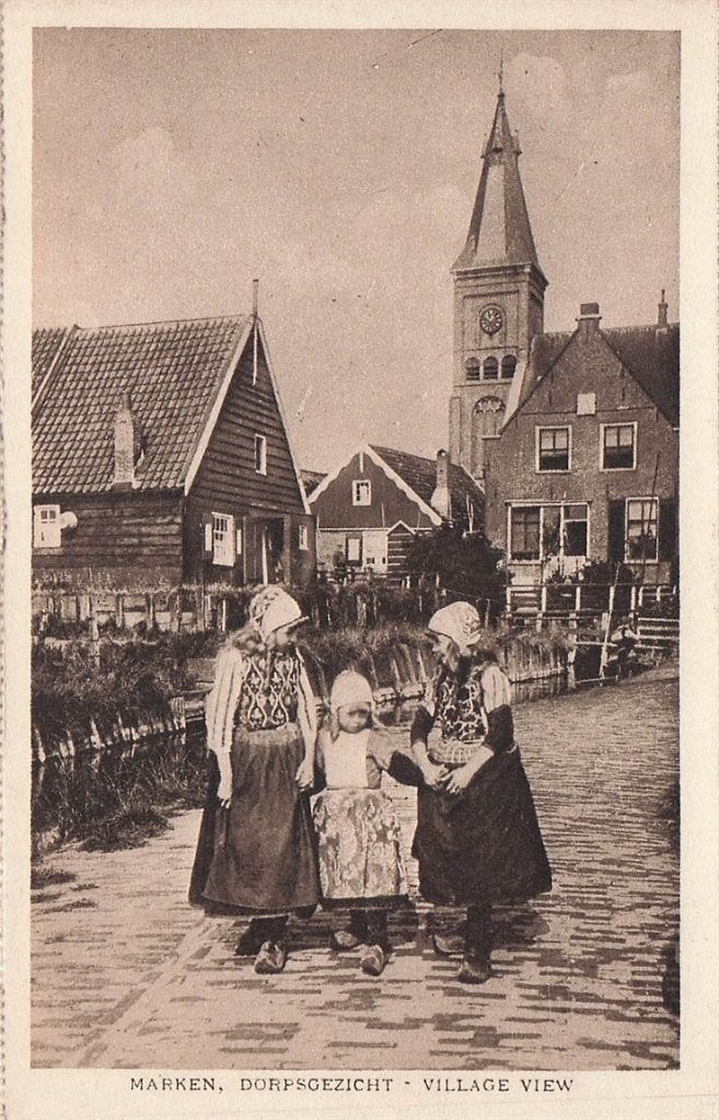 702-266-031 Marken Dorpsgezicht, Verzamelen, Verzenden, Voor 1920, Noord-Holland