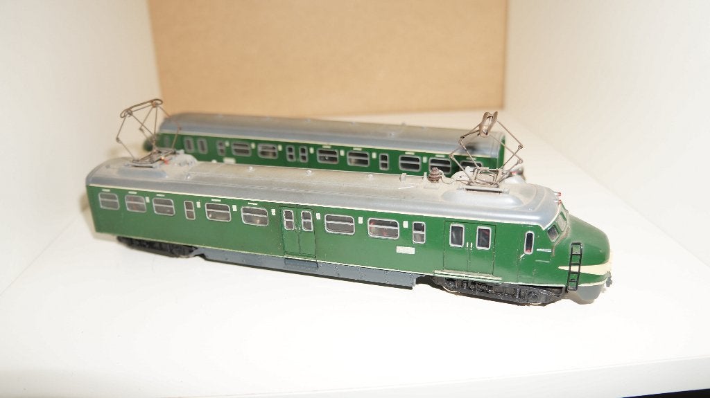Vintage Trix Express H0 – NS Mat '54 Hondekop (Groen), Gelijkstroom, Trix, Analoog, Ophalen of Verzenden