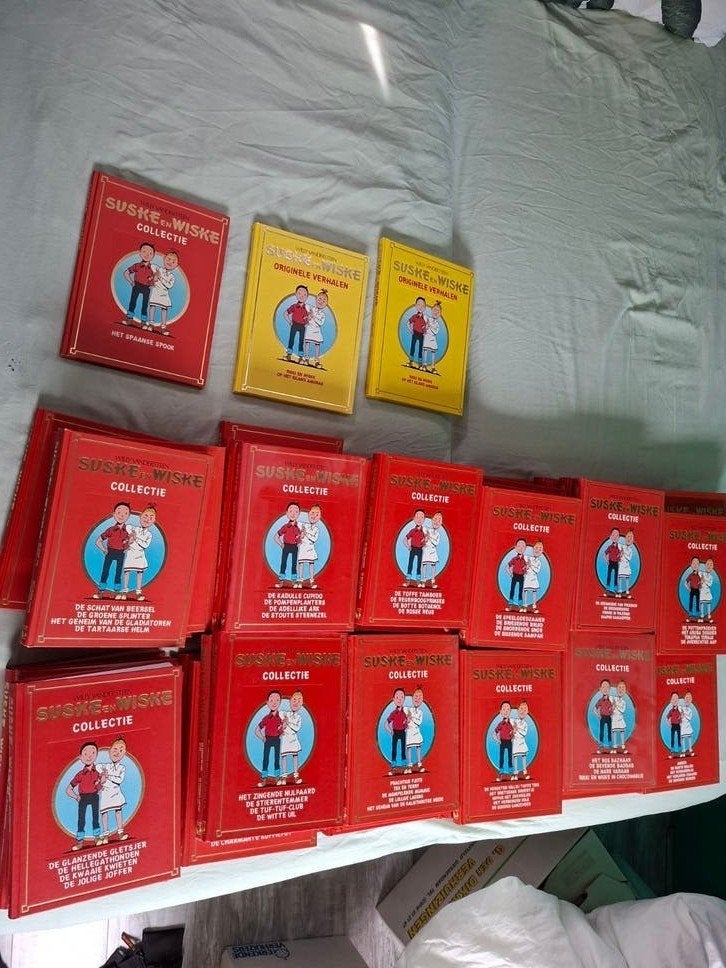 te koop suske en wiske collectie harde kaft, Meerdere stripboeken, Ophalen, Zo goed als nieuw, Willy van der Steen