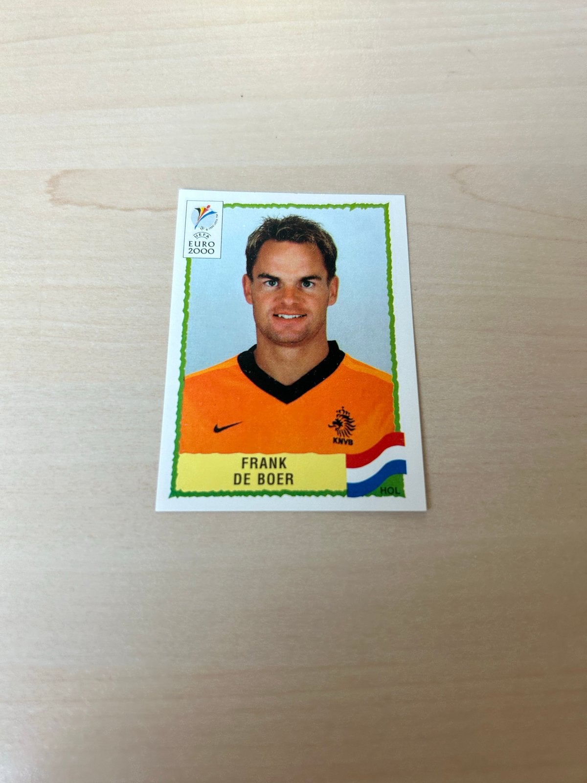 Panini Voetbalplaatjes - Euro 2000 (Frank de Boer, Ophalen of Verzenden, Zo goed als nieuw, Sport