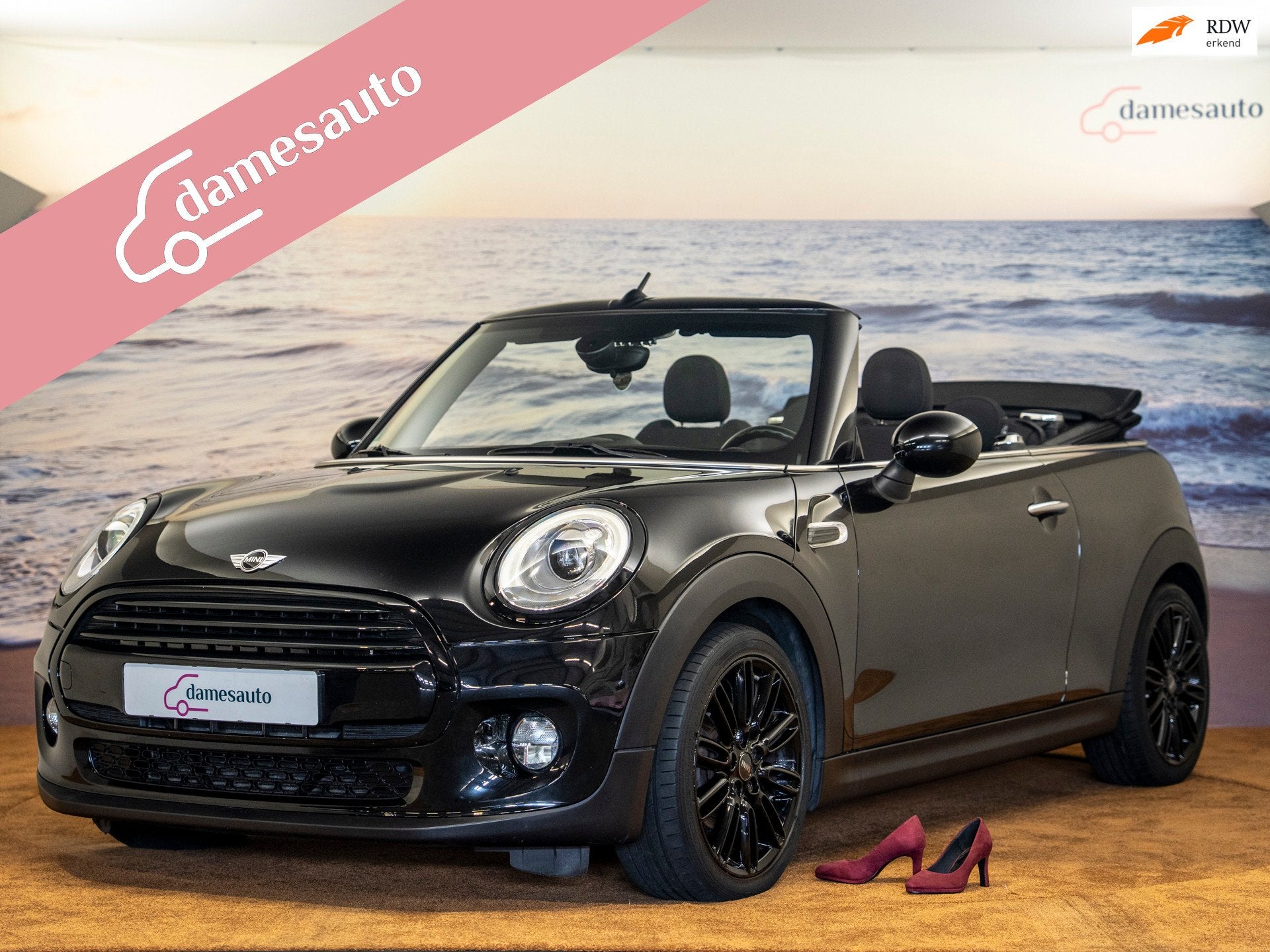Mini Cabrio 1.5 Cooper Chili Cabriolet, vol opties incl gara, Auto's, Mini, 136 pk, Gebruikt, Cabriolet, 4 stoelen