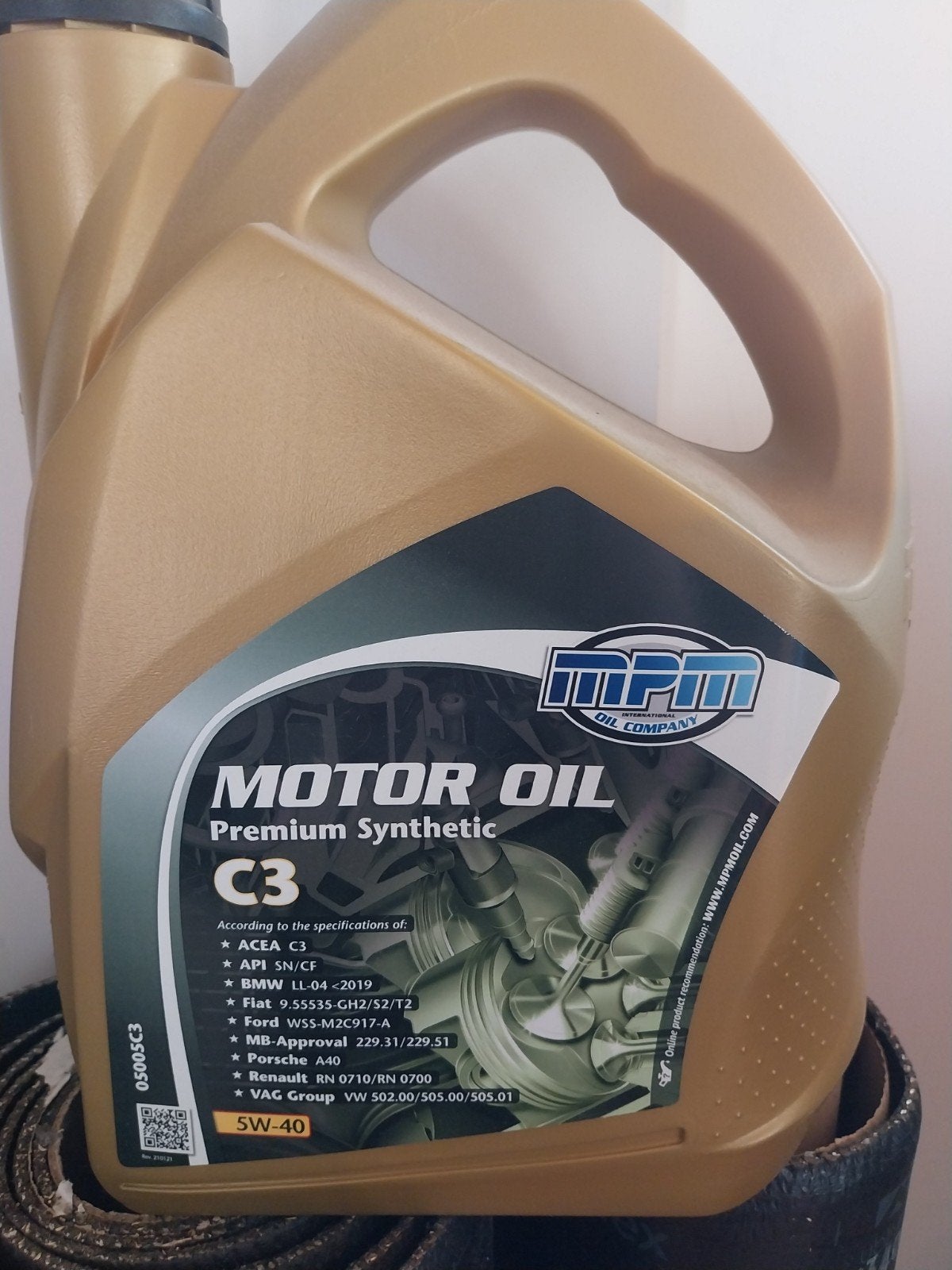 motor olie, Ophalen