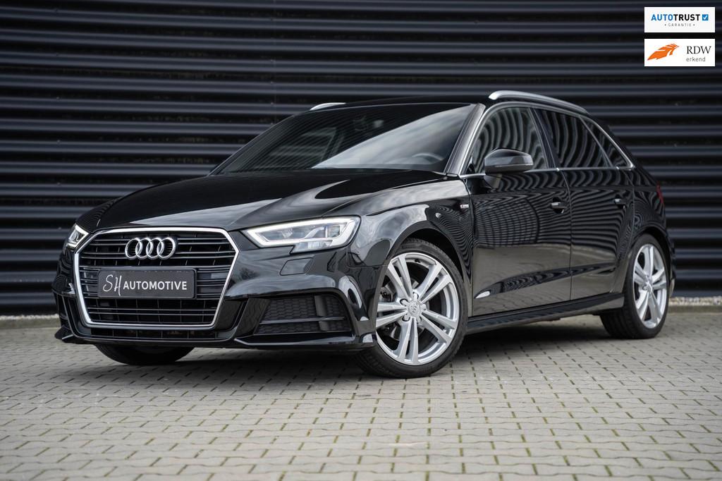 Audi A3 Sportback 35 TFSI CoD Sport 3x S-Line / CARPLAY / VI, Auto's, 4 cilinders, 150 pk, Leder en Stof, Bedrijf