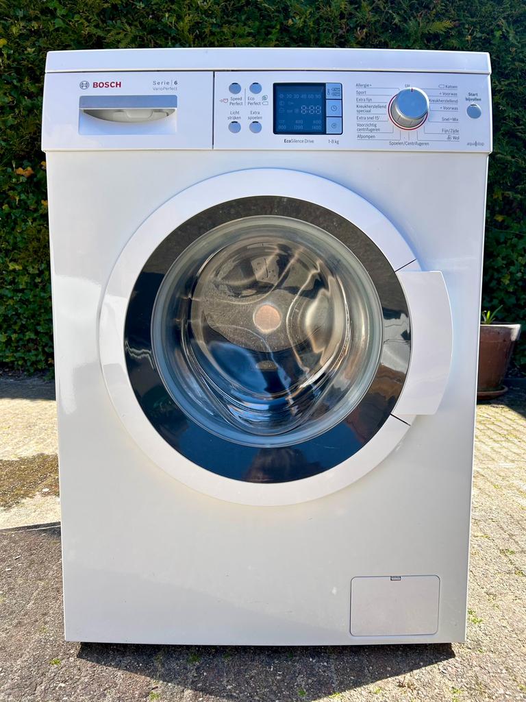 Bosch Serie 6 VarioPerfect wasmachine, Ophalen, Gebruikt, Minder dan 85 cm, Voorlader