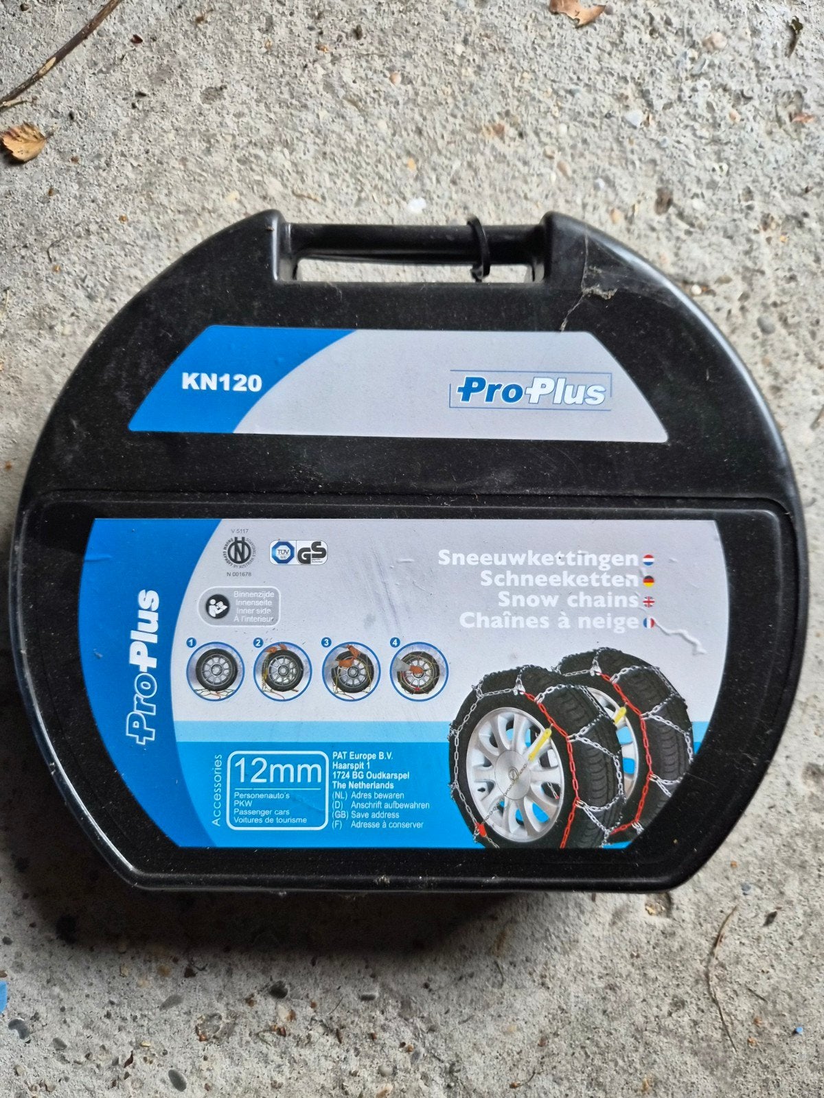 Pro-Plus KN120 Sneeuwkettingen - 12mm voor Personenauto's, Auto diversen, Ophalen of Verzenden, Zo goed als nieuw