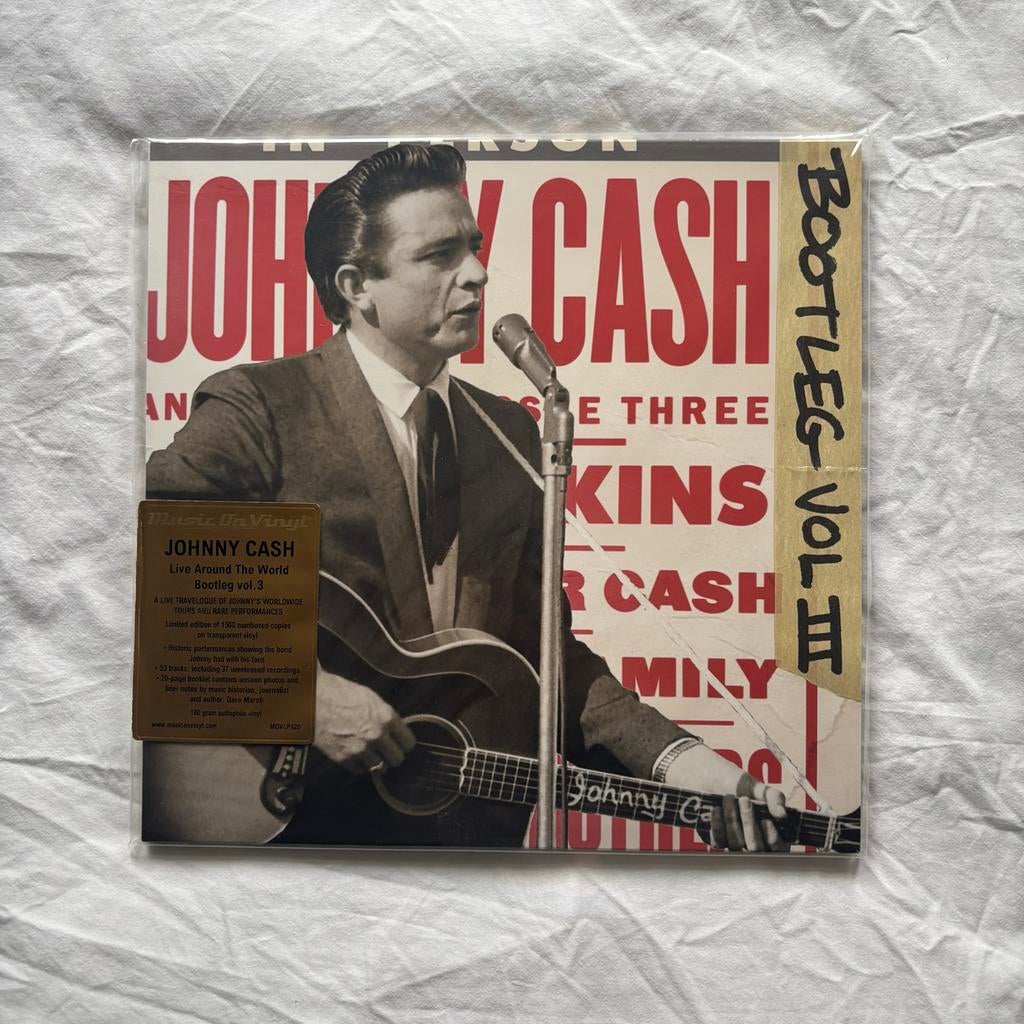 Johnny Cash - Bootleg Vol III: Live around the World LP, Cd's en Dvd's, Vinyl | Rock, Ophalen of Verzenden, Nieuw in verpakking