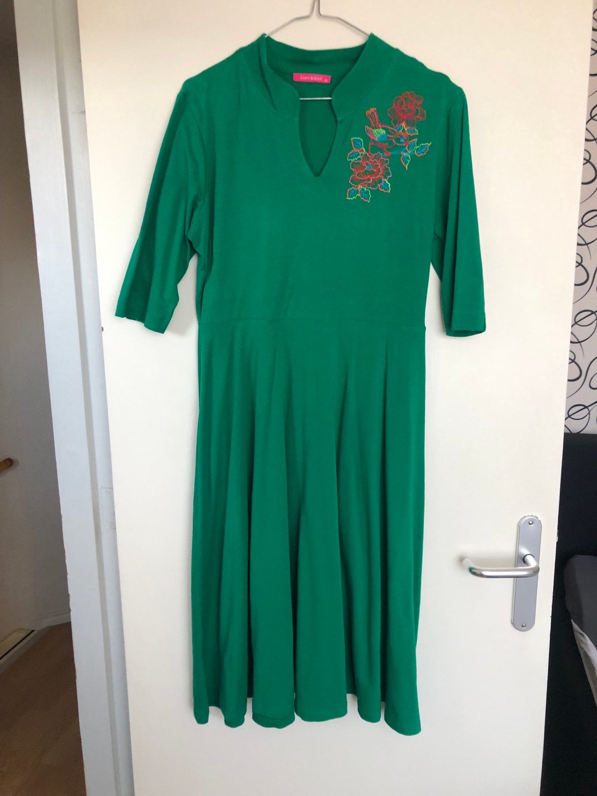 Zomerse jurk Lien & Giel maat XL, Maat 42/44 (L), Ophalen of Verzenden, Gedragen, Onder de knie