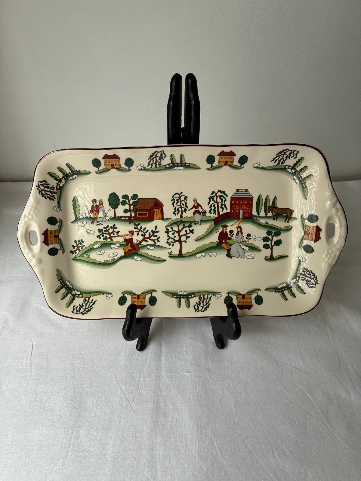 Vintage Royal Albert Country Lane Serveerschaal, Ophalen of Verzenden