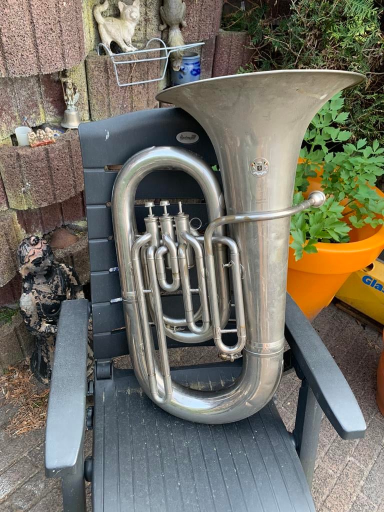 Tuba Mahillon Brussel Van der Glas, Muziek en Instrumenten, Verzenden, Gebruikt, Overige typen