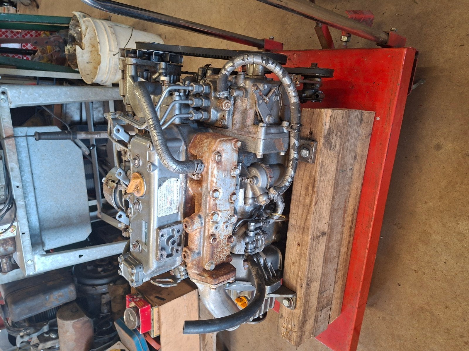 Tk Yanmar dieselmotor diesel motor en onderdelen.., Ophalen, Dieselmotor
