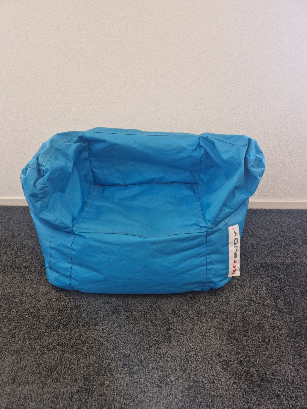 Sit & Joy zitzak voor kinderen - Blauw, Ophalen, Gebruikt, Blauw, Zitzak