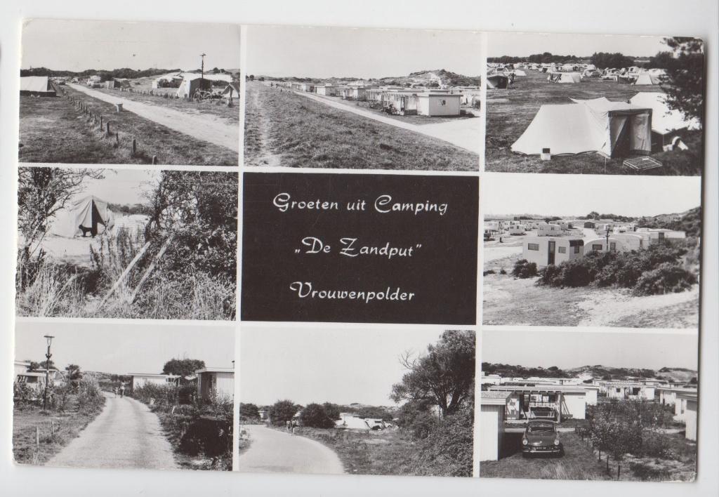 124 Vrouwenpolder Camping De Zandput Verzonden Kaart B10, Verzenden, 1960 tot 1980, Gelopen, Zeeland