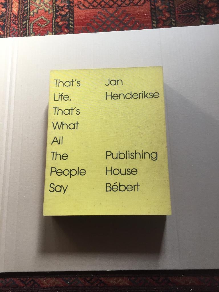 jan henderikse artist box That's life, Antiek en Kunst, Ophalen of Verzenden