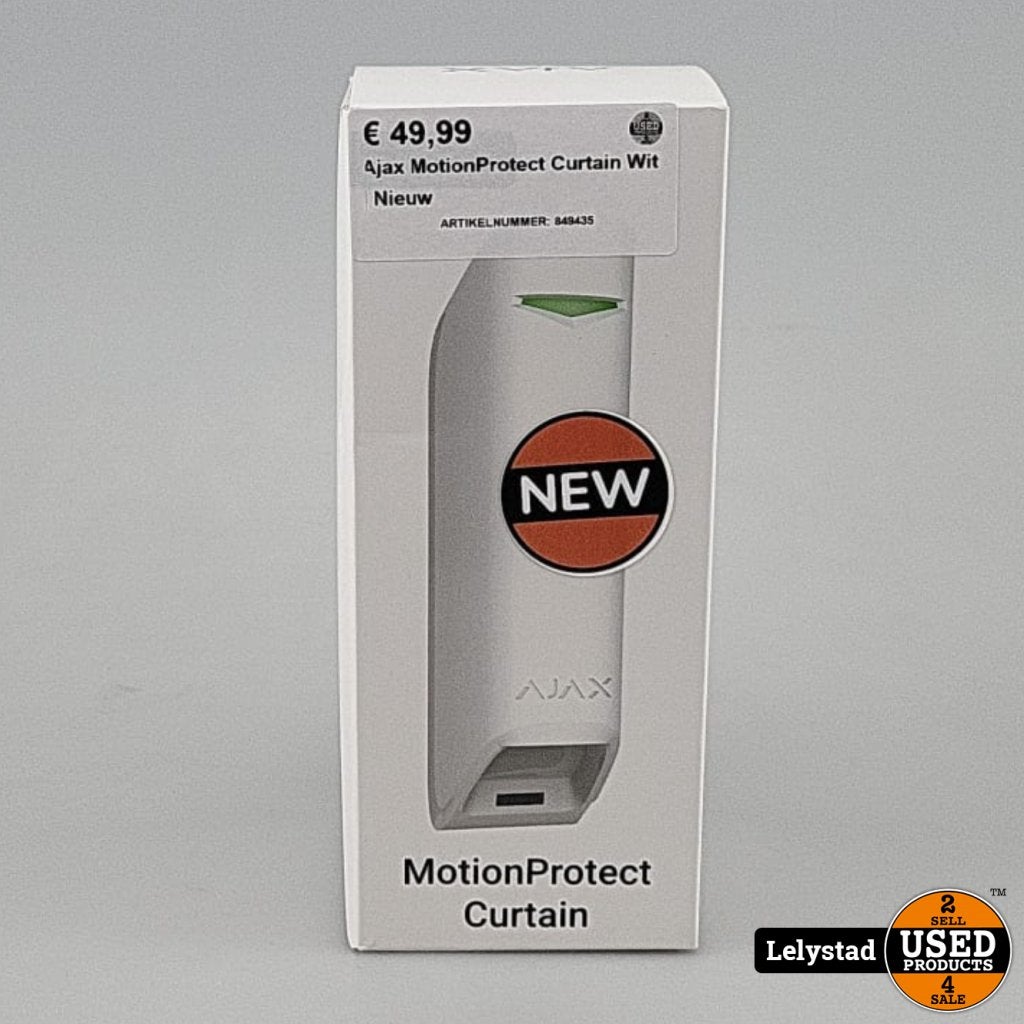Ajax MotionProtect Curtain Wit | Nieuw, Flex Ltd., Gebruikt, https://flex.com/contact-us, Nobelstraat 10, 5807 GA Oostrum LB, Limburg, Nederland