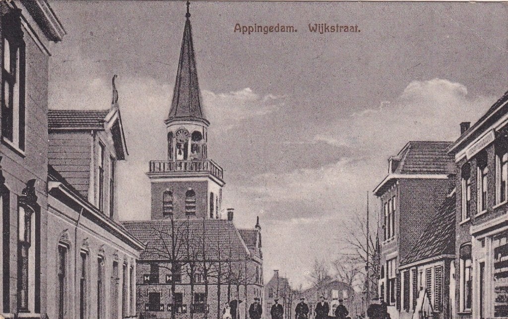 Appingedam, Groningen, 1925., Verzenden, 1920 tot 1940, Gelopen, Groningen