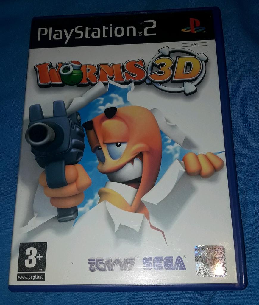 Worms 3D (Ps2) PAL (ZGAN), 1 speler, Ophalen, Zo goed als nieuw, Vanaf 3 jaar