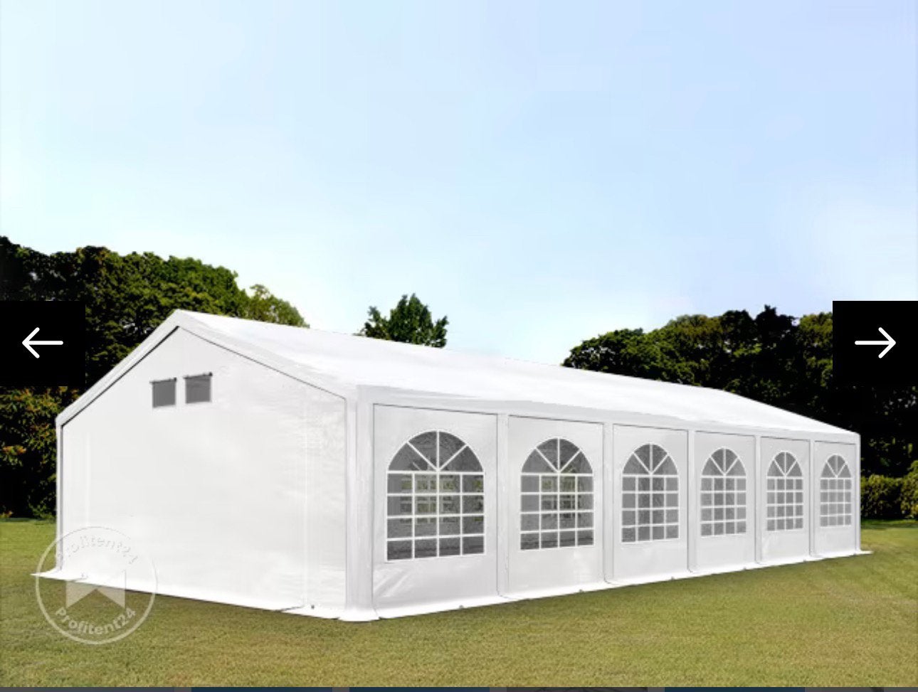 Party tent 6 x 12, Tuin en Terras, Ophalen, Opvouwbaar, Partytent, Zo goed als nieuw