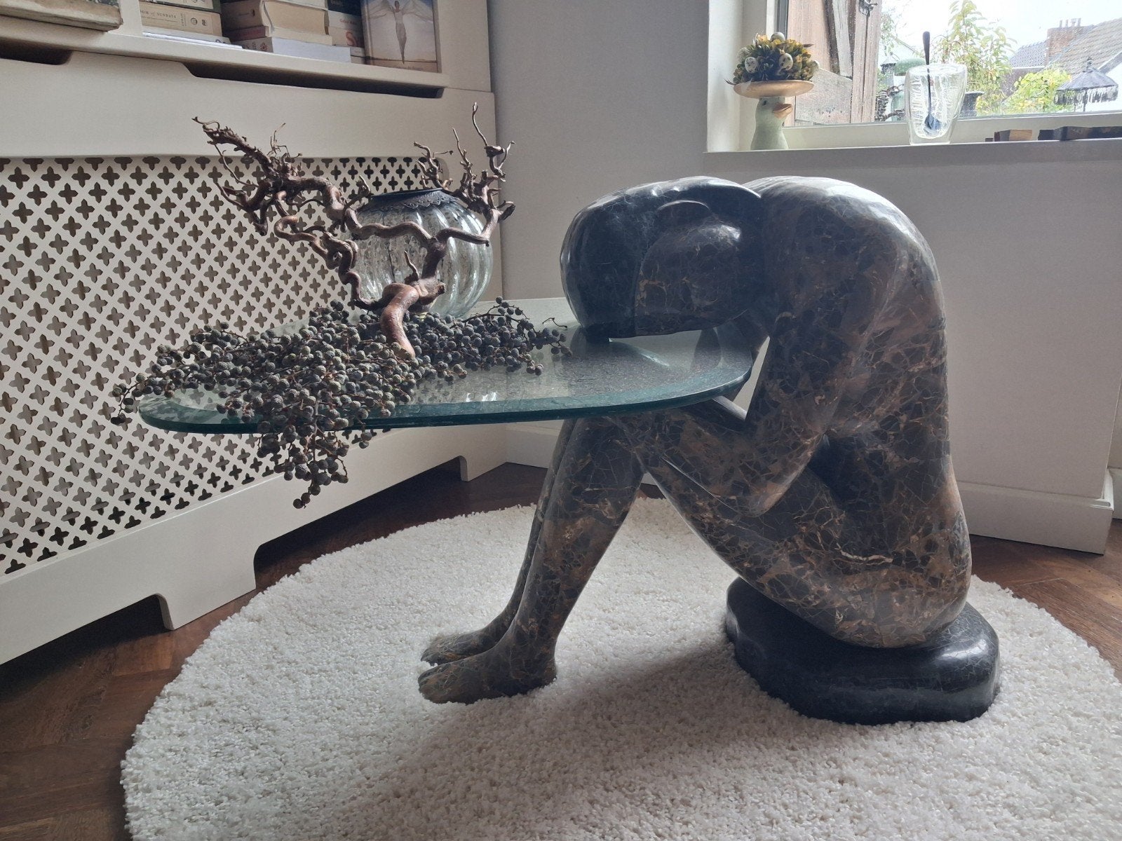 Salontafel / bijzettafel, Tijdloos, 75 cm of meer, Overige vormen, Ophalen