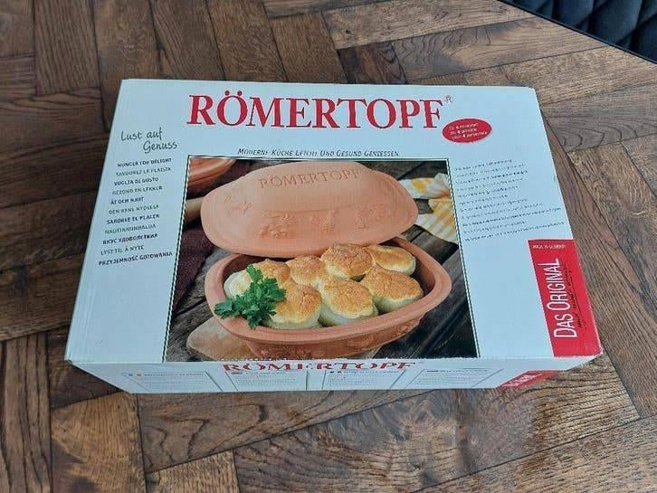 Romertopf, nieuw in doos, Ophalen, Nieuw, Overige materialen