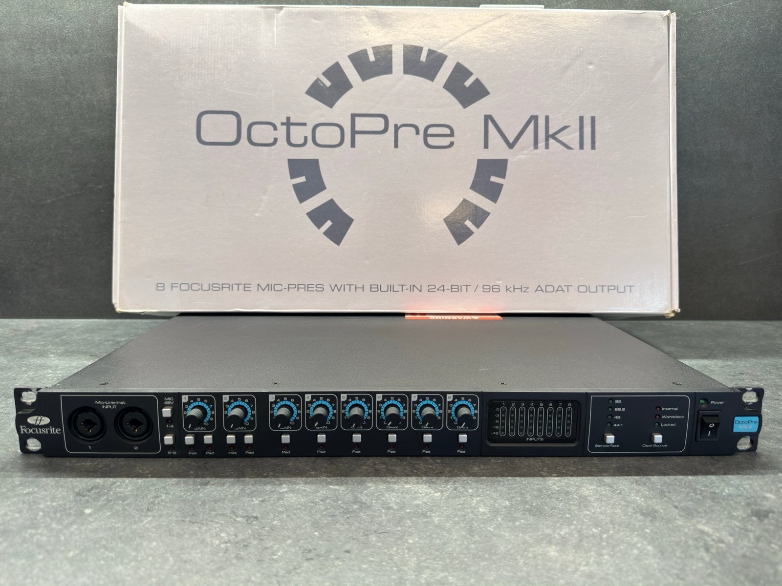 Focusrite OctoPre MK2 8-kanaals audio interface uitbreiding, Ophalen of Verzenden, Gebruikt, 5 tot 10 kanalen, Microfooningang
