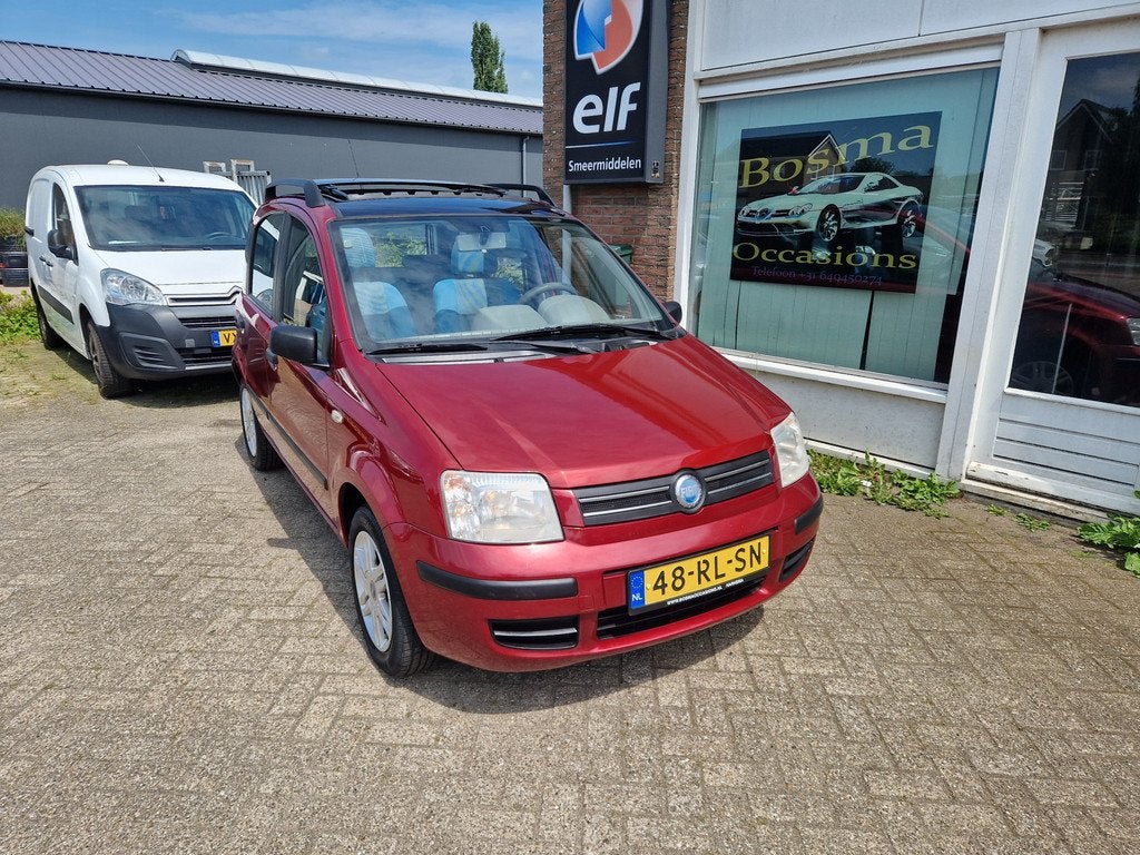 Fiat Panda 1.2i "SportSound" Clima - Navi - Schuifdak - Apk, Auto's, Fiat, Voorwielaandrijving, Stof, Gebruikt, Bedrijf