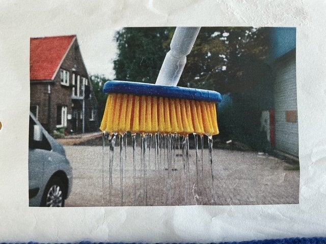 RILSAN Waterdoorlatende Auto en Boot wasborstel, Ophalen