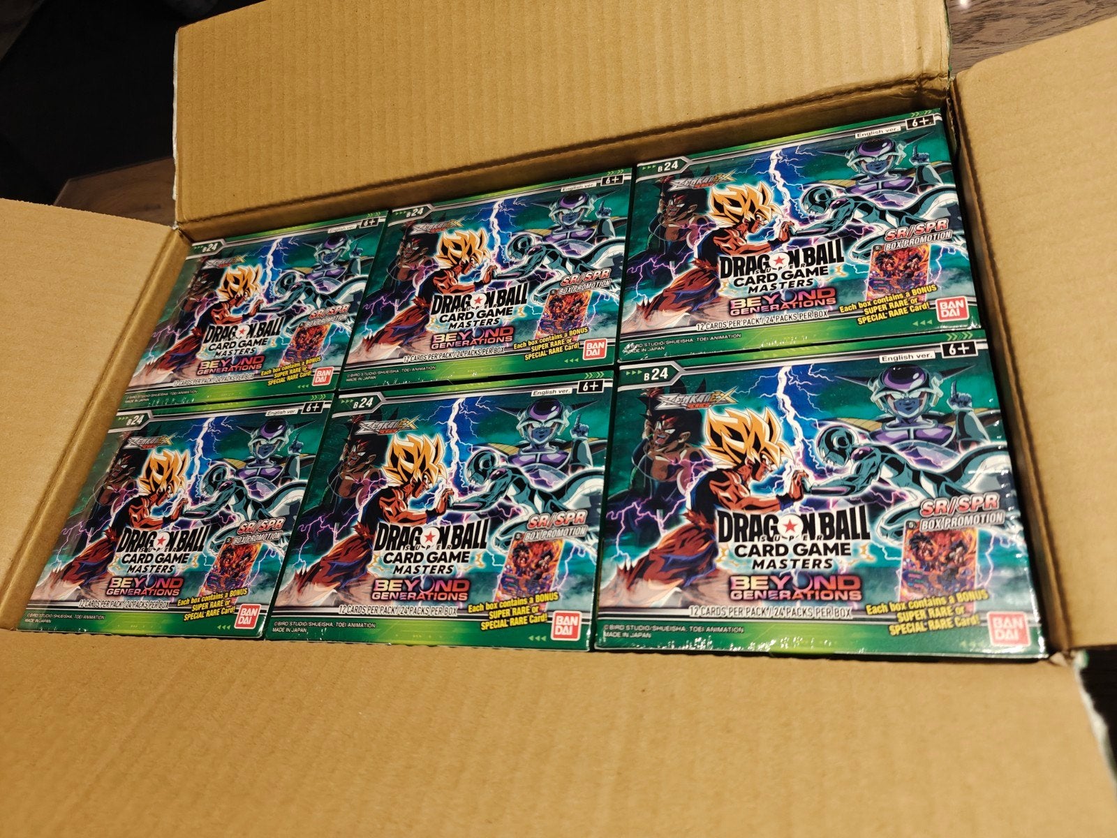 Dragonball Super Beyond Generations BT24 Booster Box Sealed, Ophalen of Verzenden, Nieuw, Boosterbox, Foil