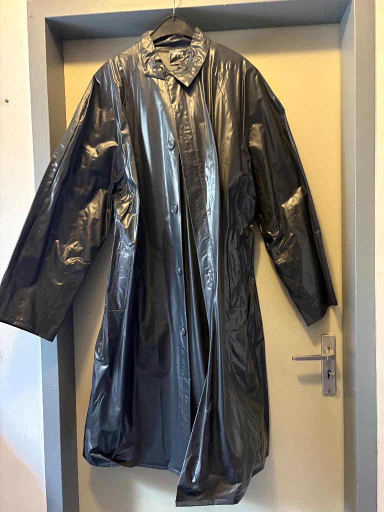 Pvc/plastic regenjas, Verzenden, Zo goed als nieuw, Regenjas, Heren