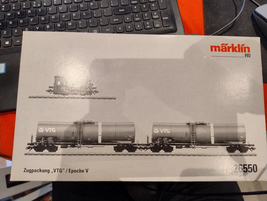 Märklin 26550 – VTG Zugpackung, Wisselstroom, Locomotief, Ophalen of Verzenden, Zo goed als nieuw