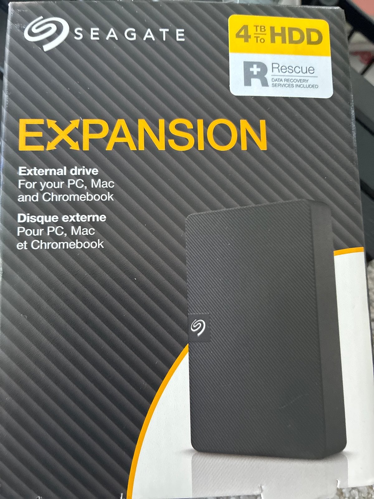 Seagate Expansion 4TB Externe HDD voor PC, Mac, Chromebook, Computers en Software, Harde schijven, Server, HDD, Nieuw, Ophalen of Verzenden