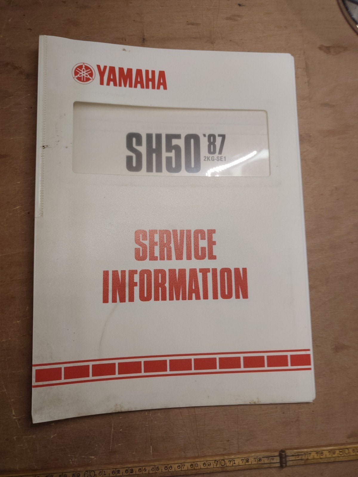 Service informatie Map Yamaha SH50, Ophalen of Verzenden, Zo goed als nieuw