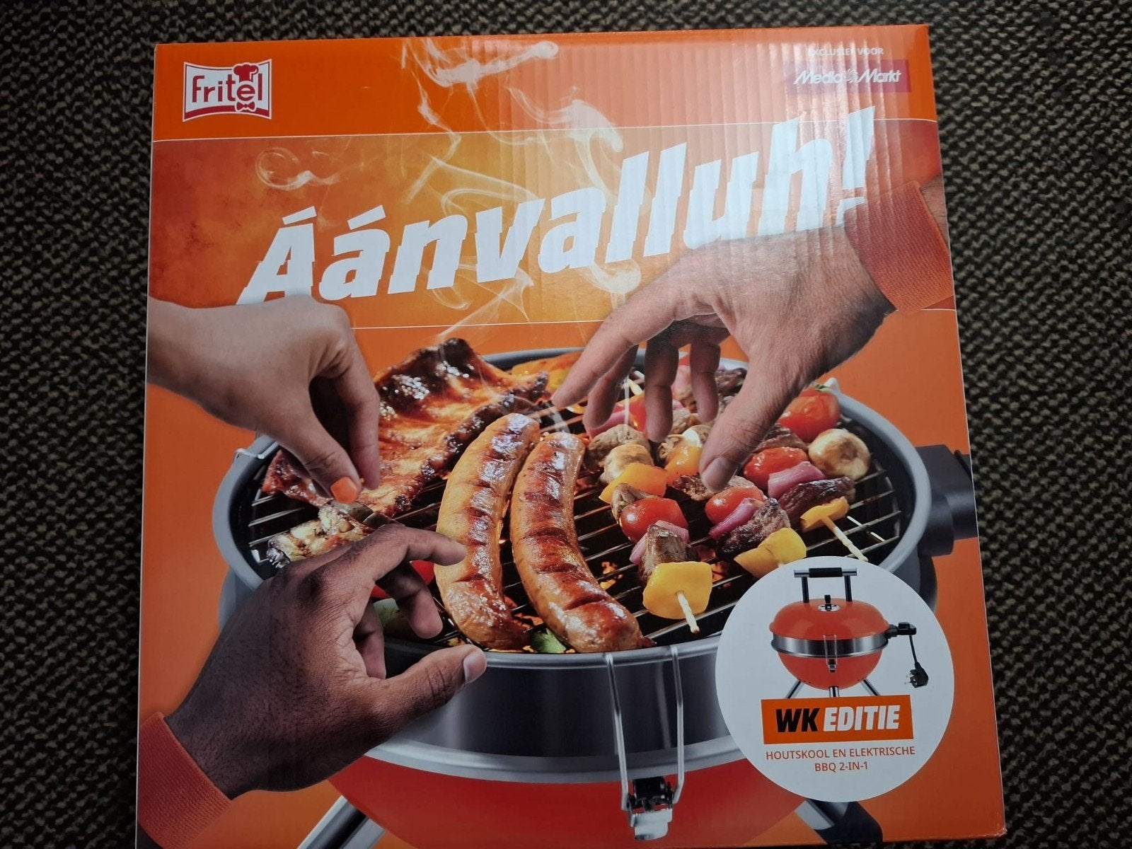 Oranje 2 in 1 BBQ NIEUW, Ophalen of Verzenden, Nieuw