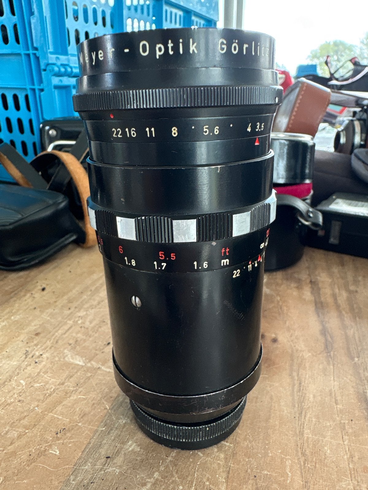 Meyer-Optik Görlitz Primotar 3.5/135 Telelens, Overige merken, Gebruikt, Overige vattingen, Handmatige focus