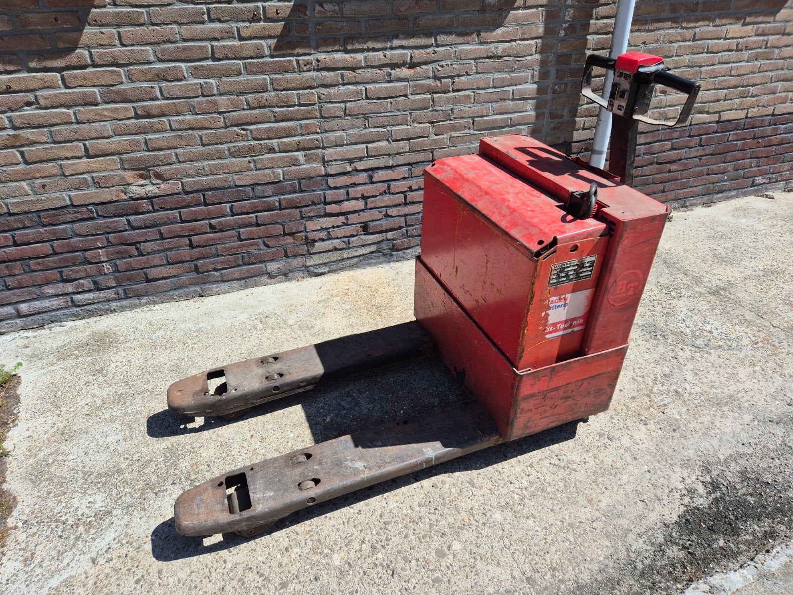 Elektrische pompwagen pompkar Palletwagen 24V, Doe-het-zelf en Verbouw, Palletwagens en Pompwagens, Ophalen of Verzenden, Gebruikt