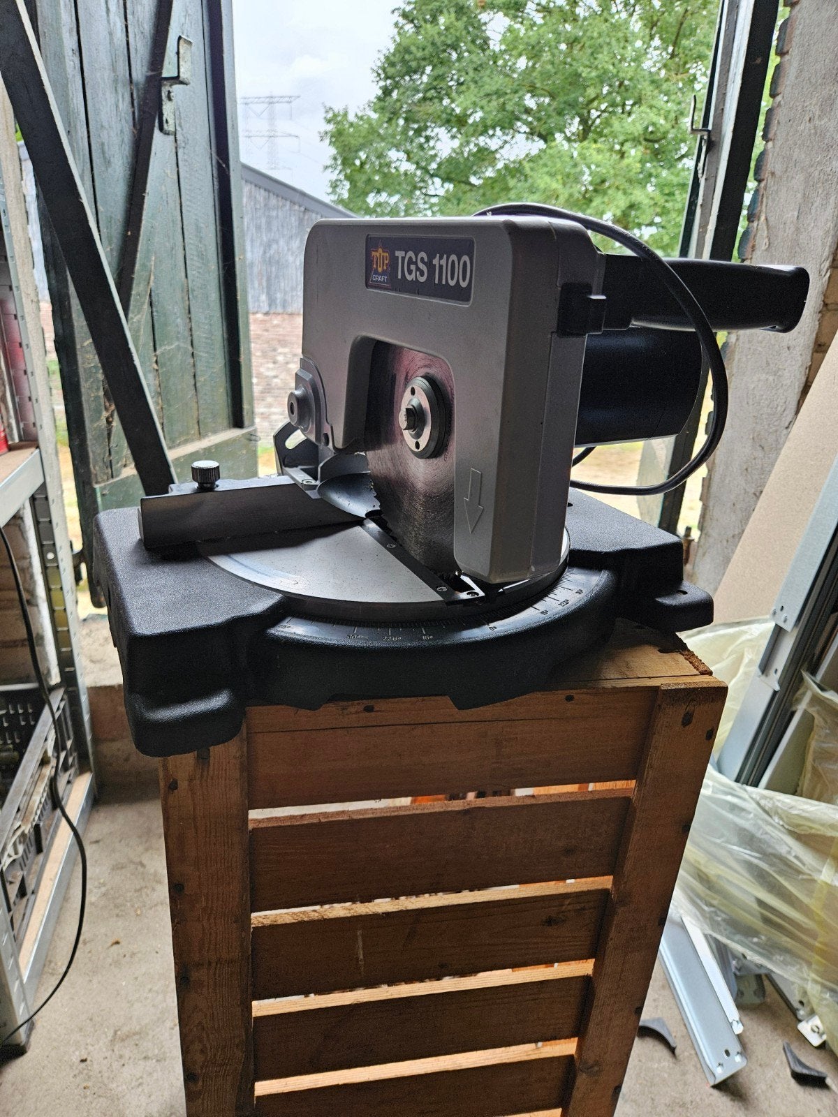 afkortzaag Topcraft TGS 1100, Ophalen, Gebruikt, 600 tot 1200 watt, Top Craft