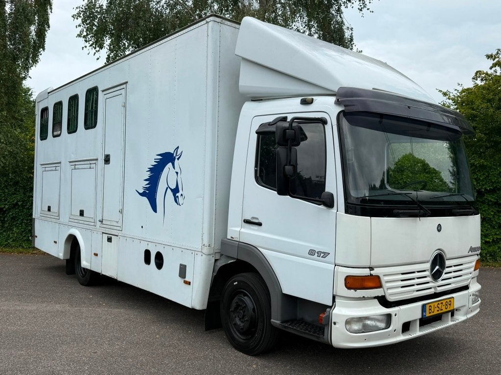 Mercedes Atego 817 4 paards paardenvrachtwagen horsetruck, Overige materialen, Gebruikt, Rensingautos@hotmail.com, Overige typen