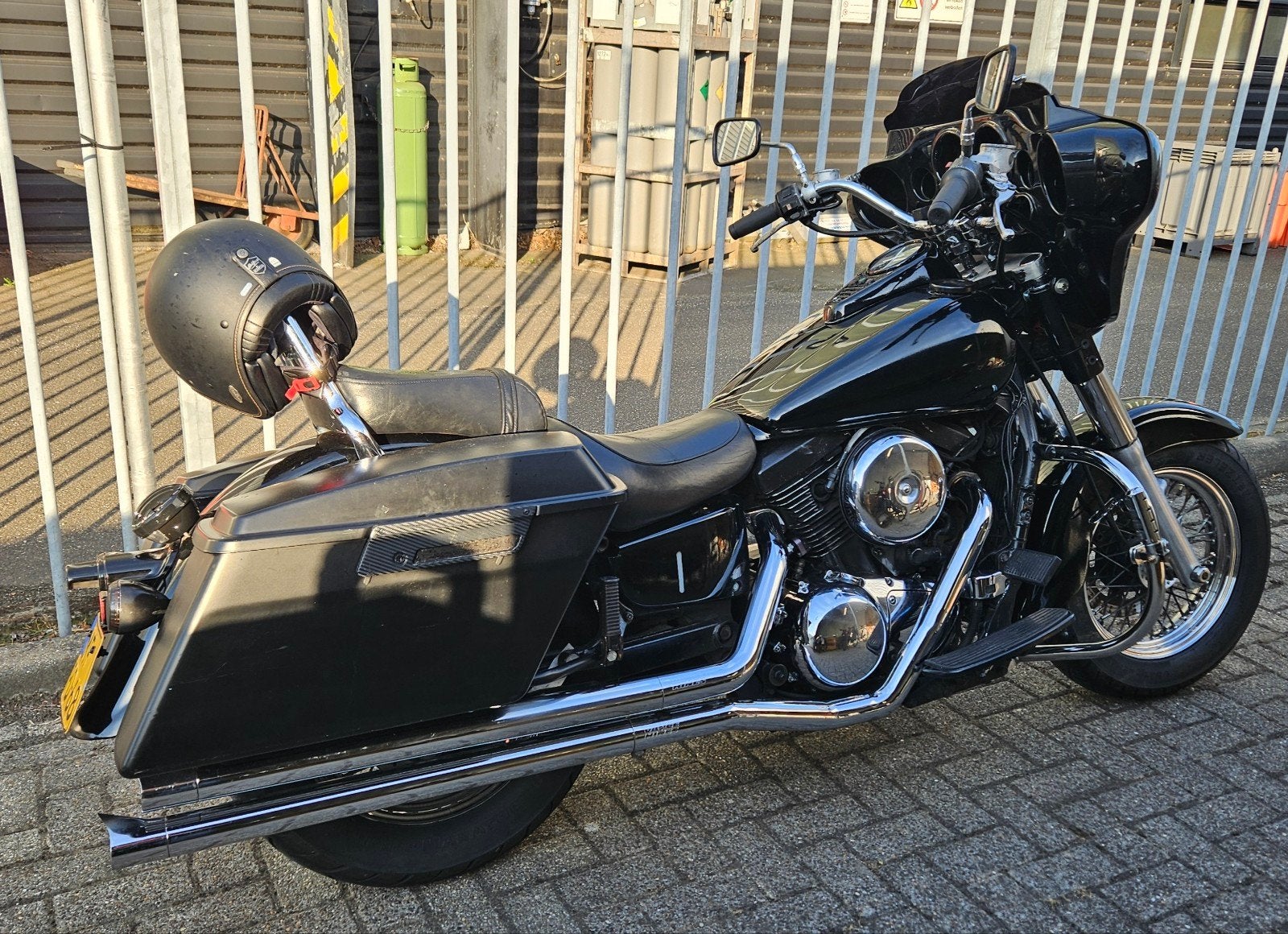 Kawasaki VN1500 classic streetglide look, Motoren, 2 cilinders, Motorrijbewijs A, Gebruikt, 1500 cc