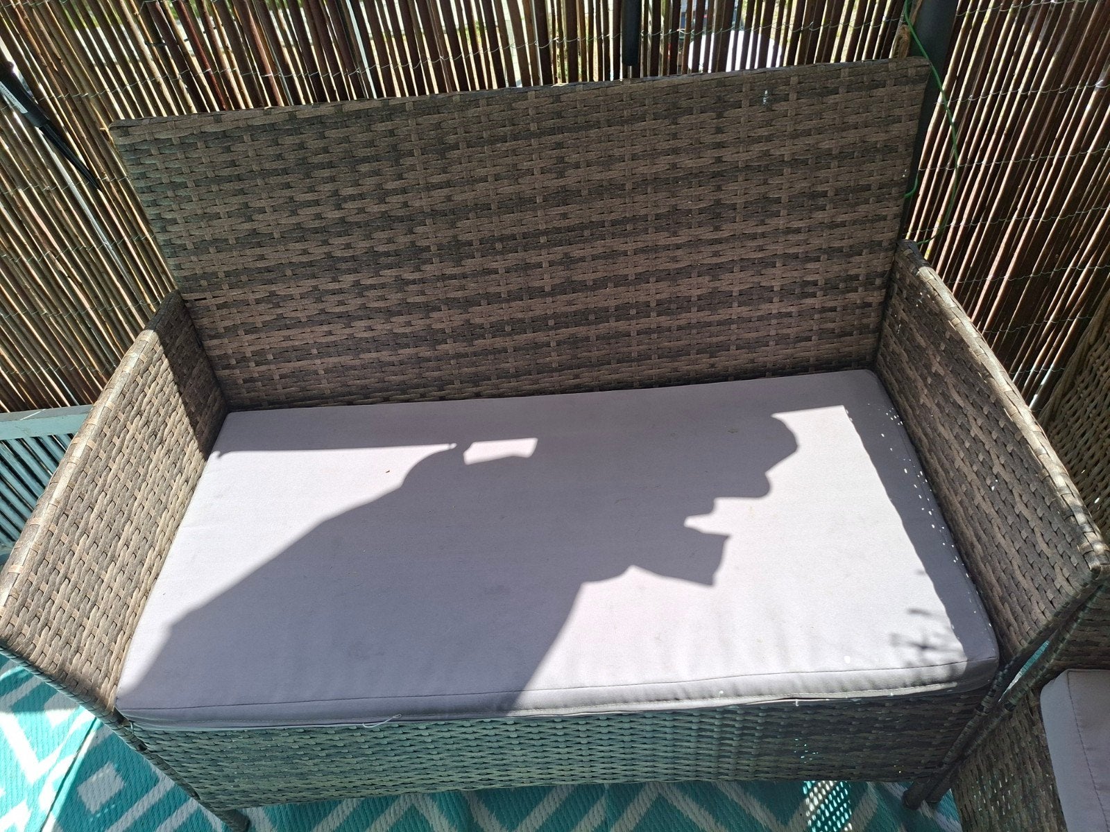 Balkon bankje met 2 stoelen, Ophalen