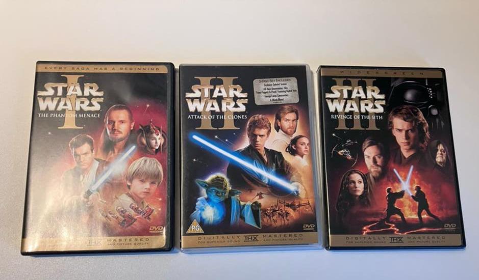 Star Wars Prequel Trilogie DVD Boxset (2x NTSC), Gebruikt, Boxset, Ophalen of Verzenden, Science Fiction