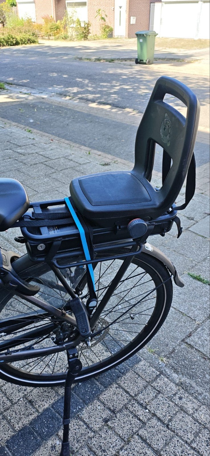 qibbel fietsstoeltje voor achterop, Ophalen of Verzenden, Zo goed als nieuw, Achterzitje, Qibbel