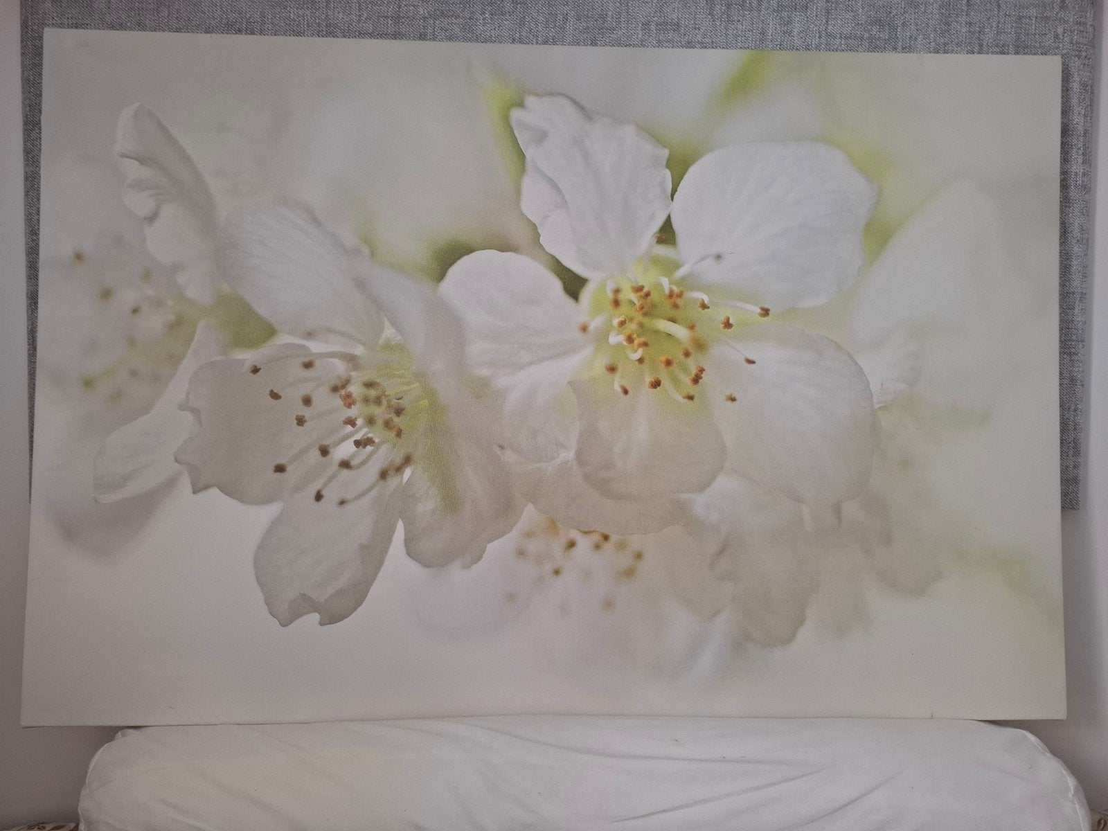 MOET NU WEG Ikea Pjätteryd Groot Bloemen Canvas, Huis en Inrichting, Gebruikt, Decoratieobject, Botanisch, Ophalen