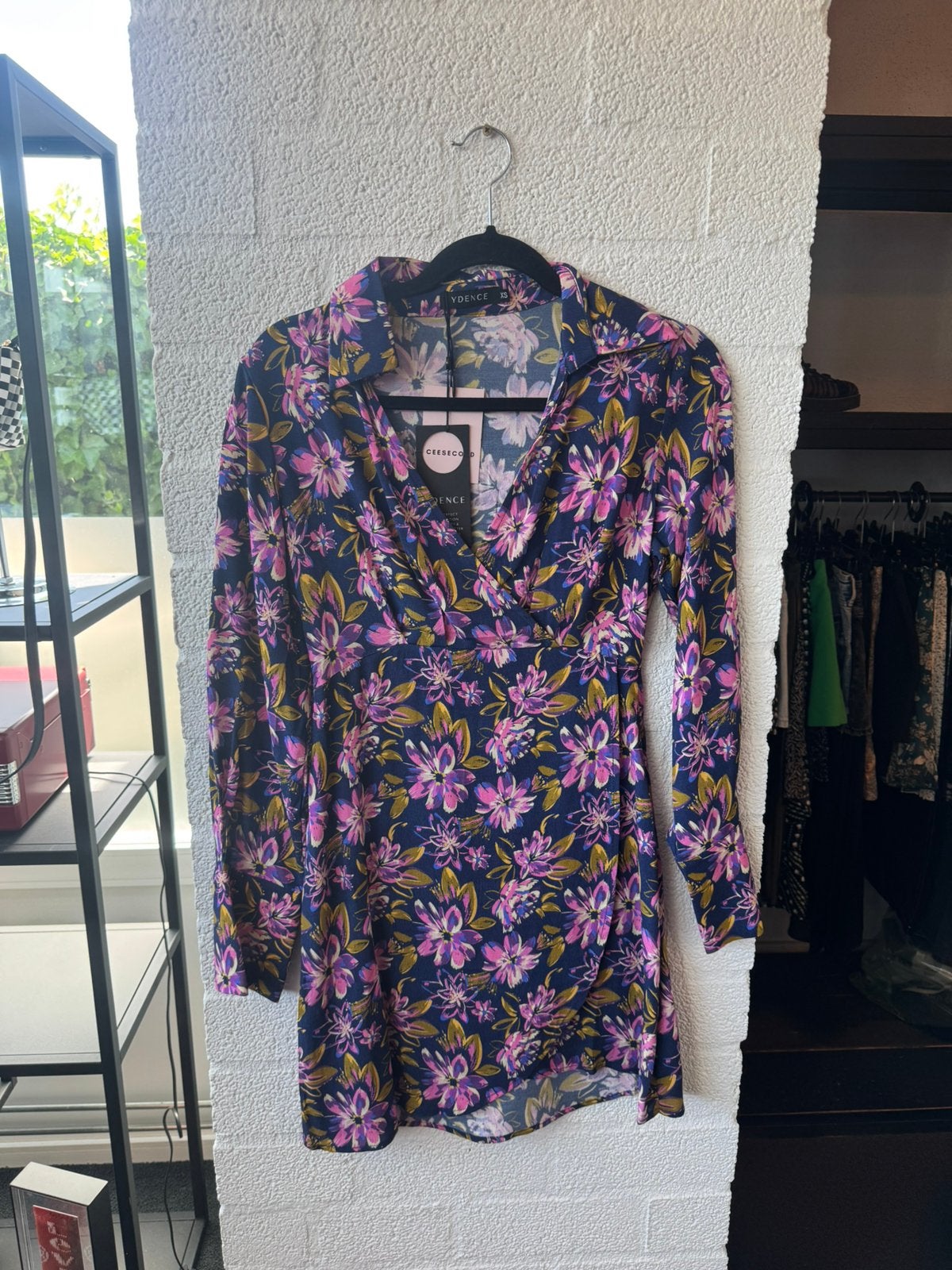 Ydence korte jurk nieuw bloemen maat XS, Ophalen of Verzenden, Zo goed als nieuw, Maat 34 (XS) of kleiner, Boven de knie