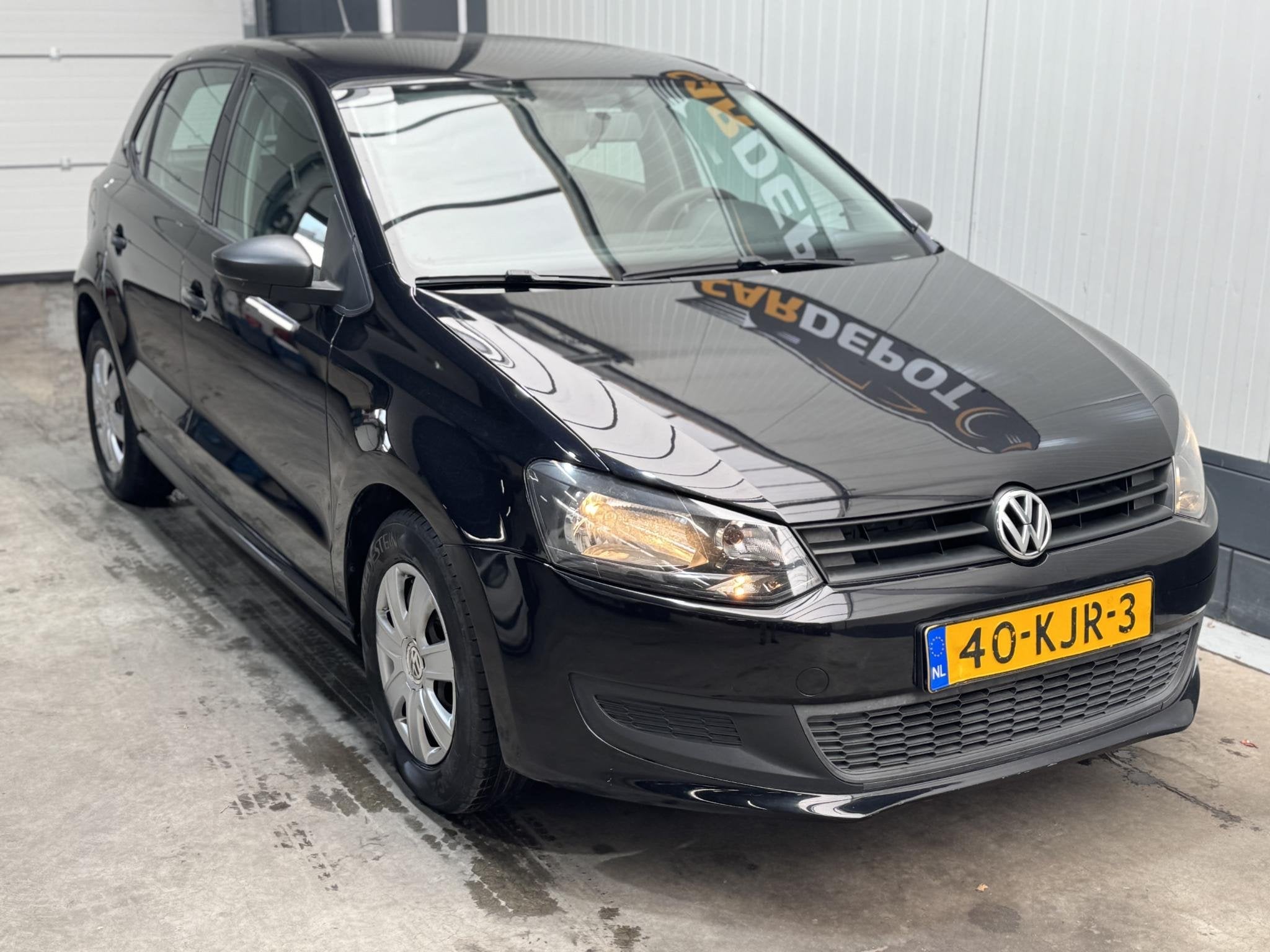 Volkswagen Polo 1.2 Easyline, Auto's, Voorwielaandrijving, Euro 5, Zwart, 60 pk