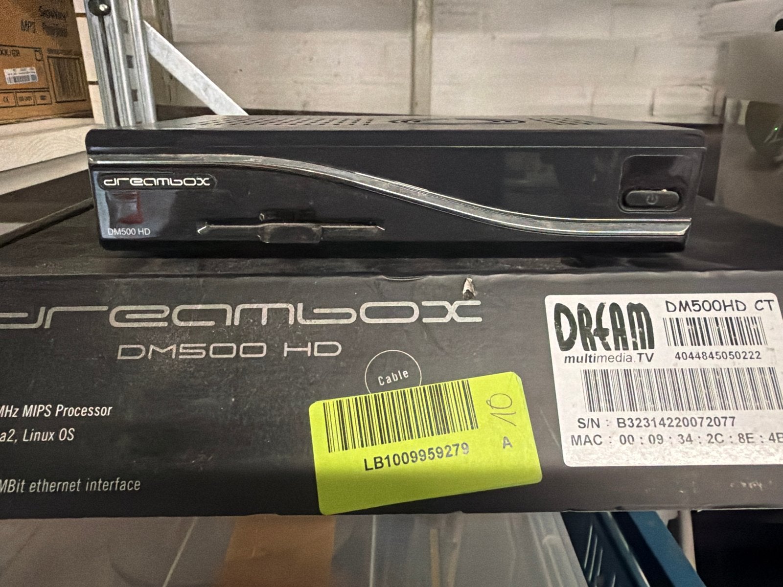 Dreambox DM500 HD Satellietontvanger, Ophalen of Verzenden, Gebruikt, Decoder