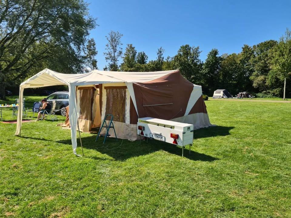 Trigano Odyssee tent /Vouwwagen, Caravans en Kamperen, Tenten, Ophalen, Zo goed als nieuw, Tot en met 5