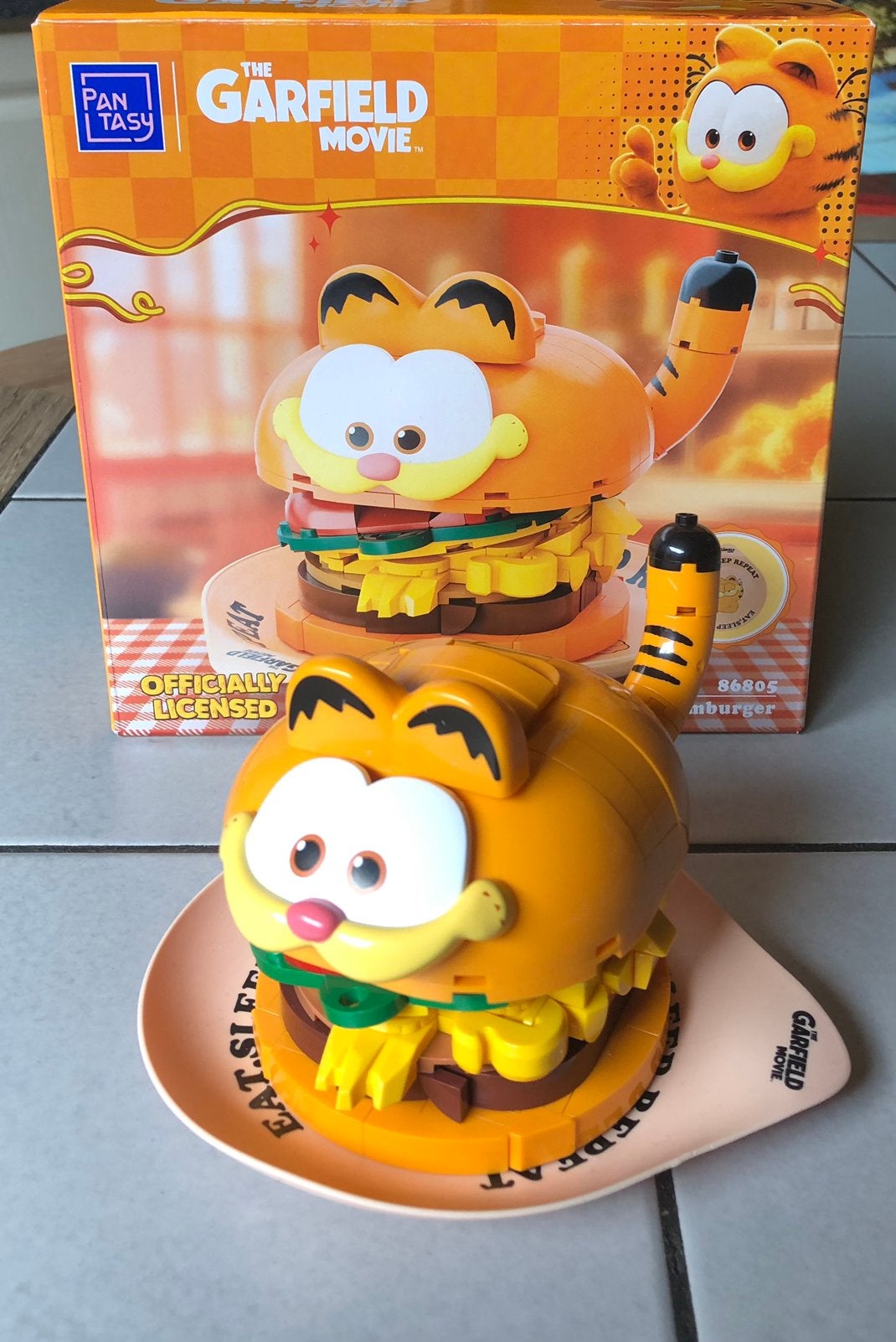 Pantasy Garfield bouwset hamburger, Ophalen of Verzenden, Zo goed als nieuw